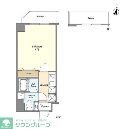 アルファコート青砥3の物件間取画像